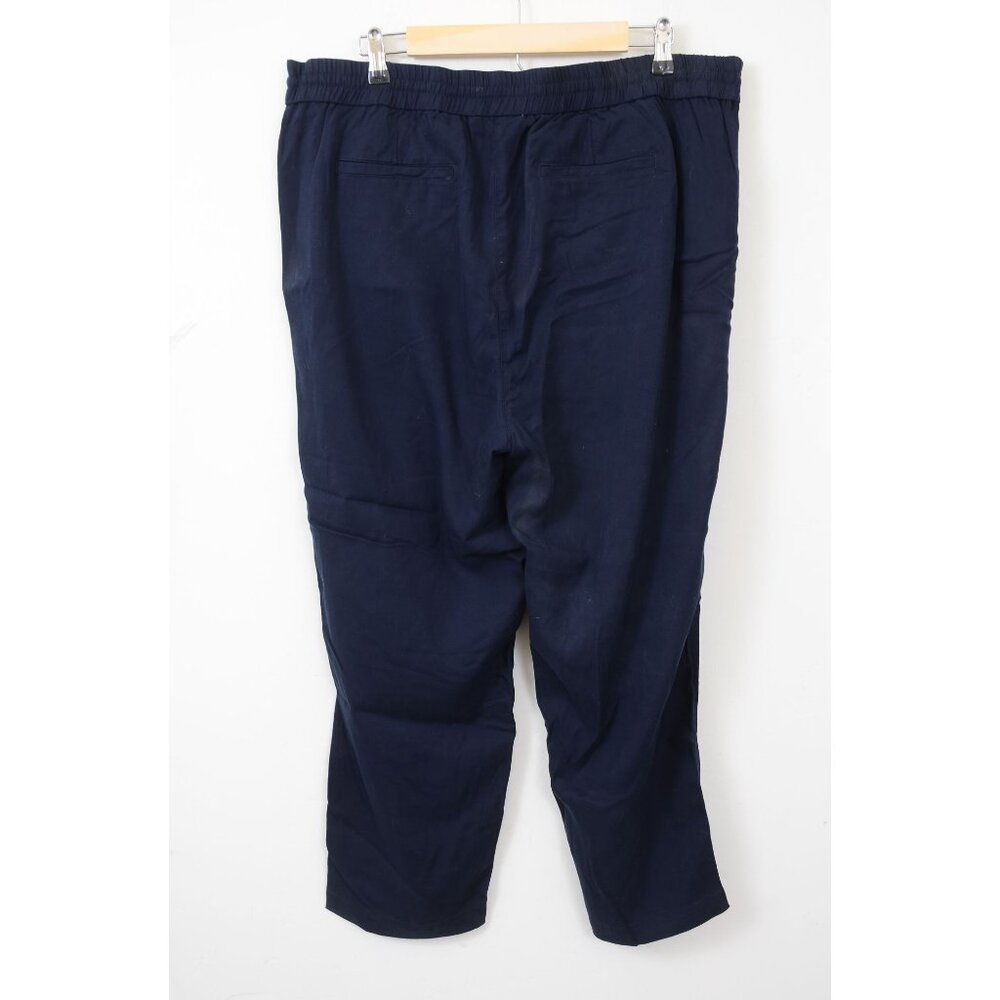 Talbots PLUS Size 18W Tencel Lyocell Baggy Drawstring Pants Comfy Office Career - Picture 6 of 11